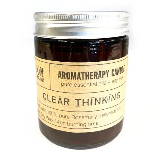 Aromatherapie-Sojakerze Rosmarin – Aromatherapie-Sojakerze 200g – Klares Denken, Rosmarin | Mona und Meer