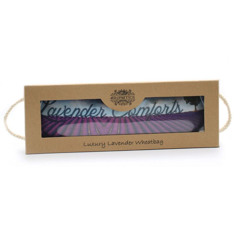 AWHBL-01 Lavendel-Wärmekissen im Geschenkkarton – Lavendel Comforts – Wellness-Accessoires | Mona und Meer