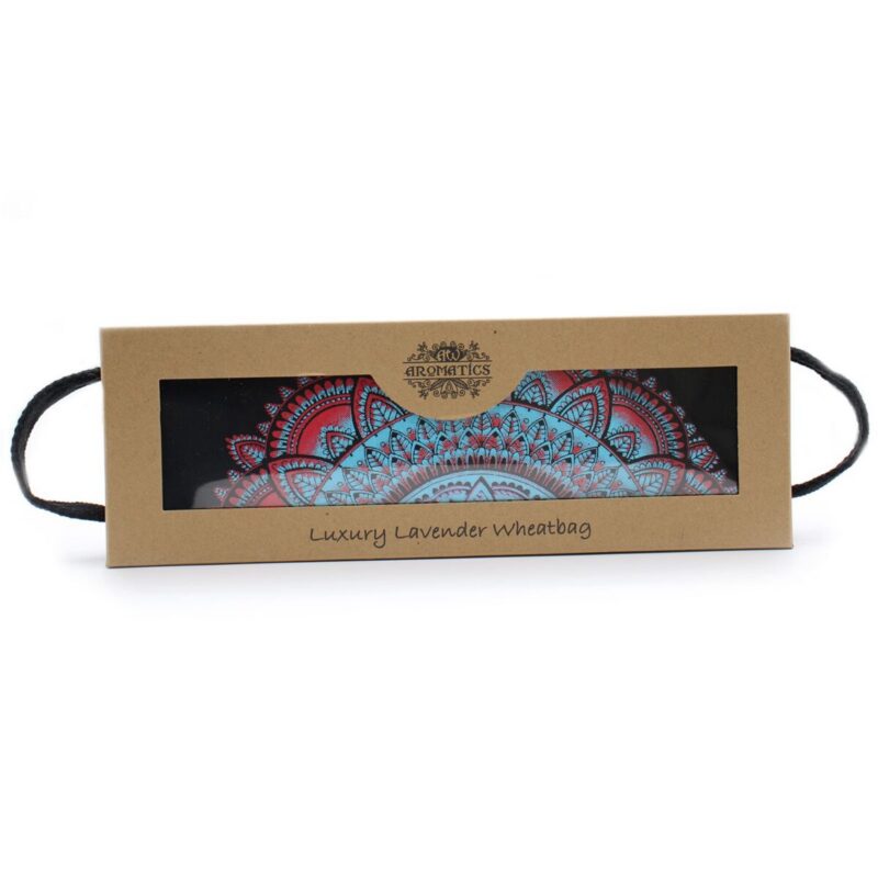 AWHBL-15 Lavendel-Wärmekissen im Geschenkkarton – Mandala – Wellness-Accessoires | Mona und Meer