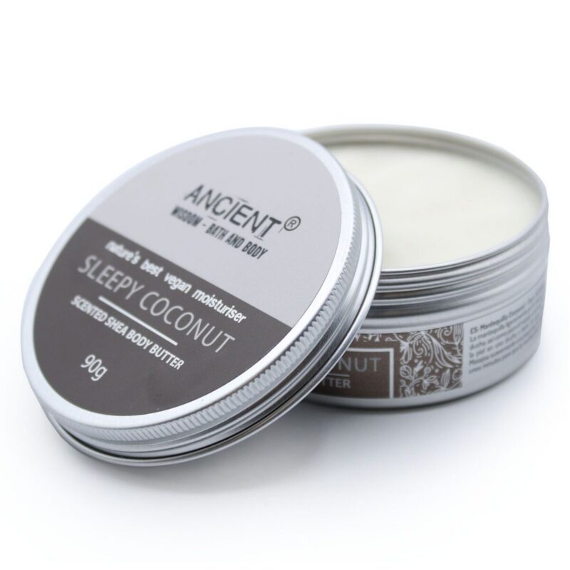 BBFO-01 (1) Sheabutter Kokosnuss – Duftende Sheabutter 90g – Cremige Kokosnuss | Mona und Meer