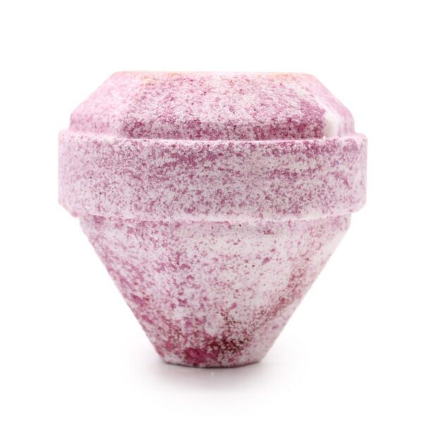 Kristall-Badebombe Very Berry – Badebombe mit Edelstein | Mona und Meer