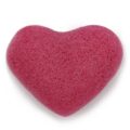 KONG-04 Konjac-Schwamm Herz – Konjac-Herzschwamm – Rose | Mona und Meer