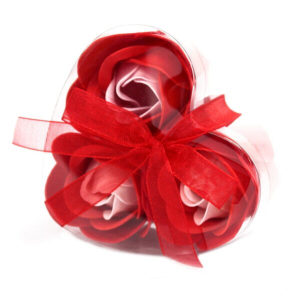 Seifenblumen Rote Rosen – 3 Seifenblumen Herz-Box – Rote Rosen | Mona und Meer