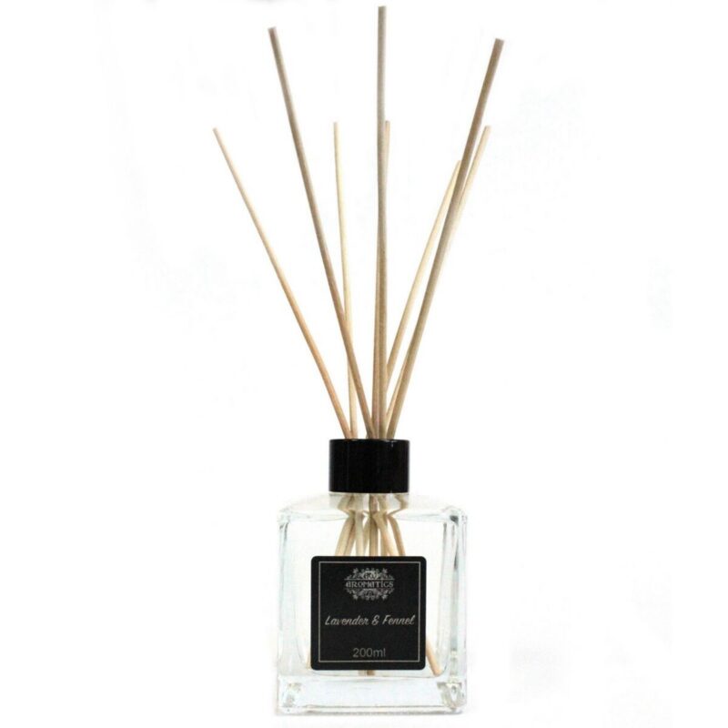 Reed Diffuser Lavendel – Reed Diffuser 200ml – Lavendel und Fenchel, ätherisches Öl | Mona und Meer