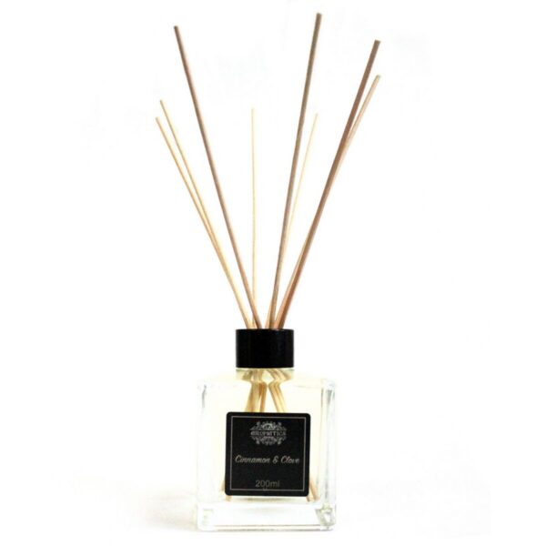 Reed Diffuser Zimt – Reed Diffuser 200ml – Zimt und Nelke, ätherisches Öl | Mona und Meer