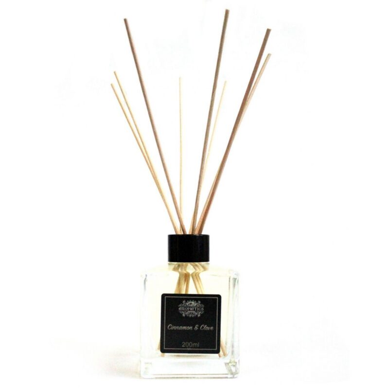 Reed Diffuser Zimt – Reed Diffuser 200ml – Zimt und Nelke, ätherisches Öl | Mona und Meer