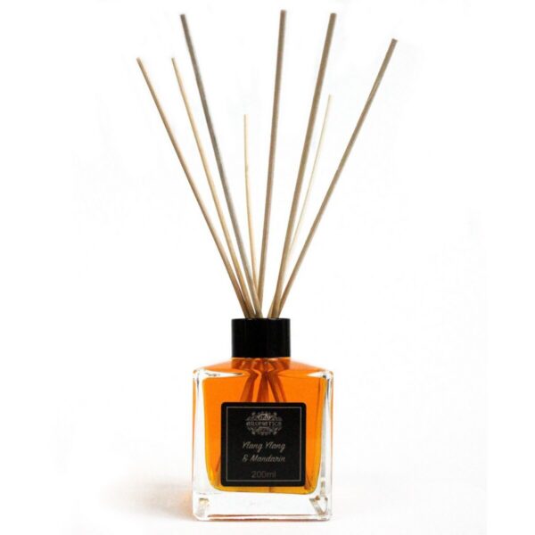 Reed Diffuser Ylang-Ylang – Reed Diffuser 200ml – Ylang-Ylang und Mandarine, ätherisches Öl | Mona und Meer