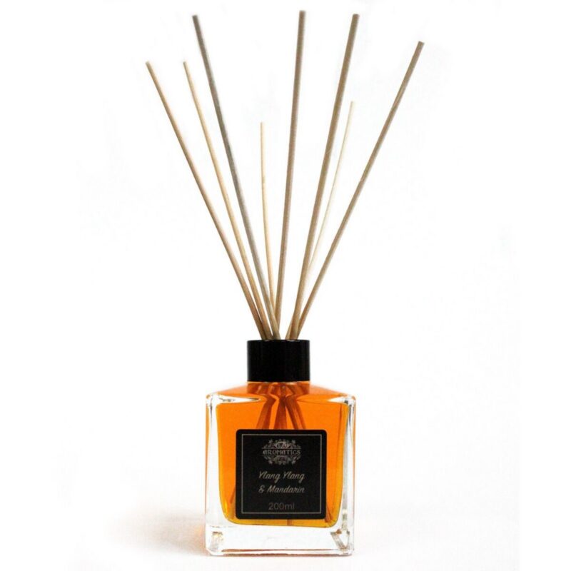 RDEO-08 Reed Diffuser Ylang-Ylang – Reed Diffuser 200ml – Ylang-Ylang und Mandarine, ätherisches Öl | Mona und Meer
