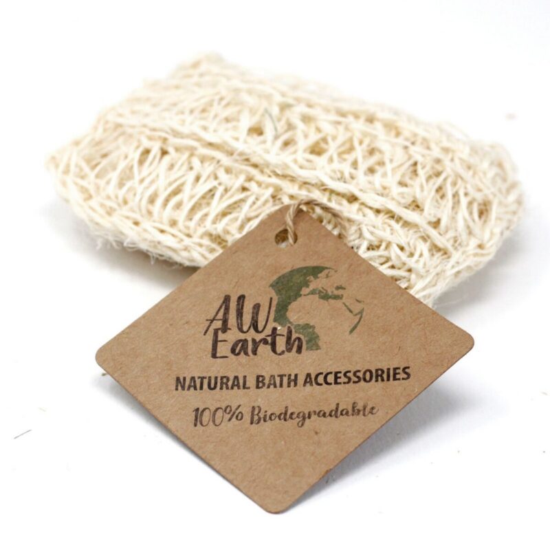 SISALS-04 Sisal-Schwamm – Sisal-Peeling-Schwamm – Sanfte Kissenform | Mona und Meer