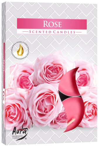 Duft-Teelichter Rose – 6er-Set – Duftkerzen | Mona und Meer