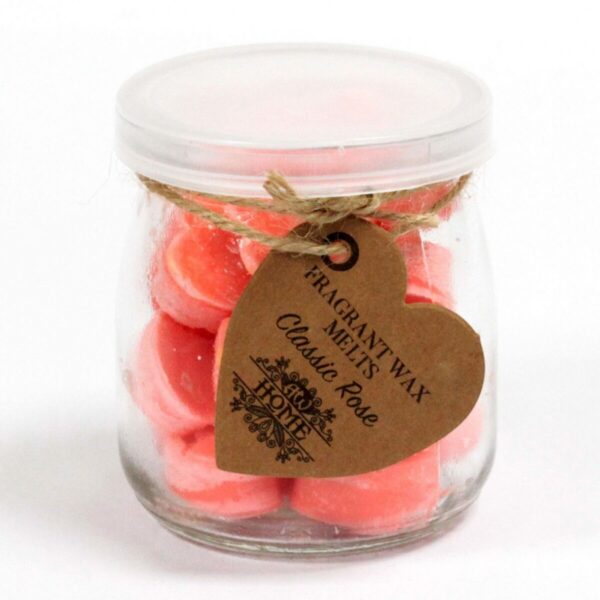 Sojawachs-Melt Klassische Rose – Sojawachs-Melt im Glas – Klassische Rose | Mona und Meer