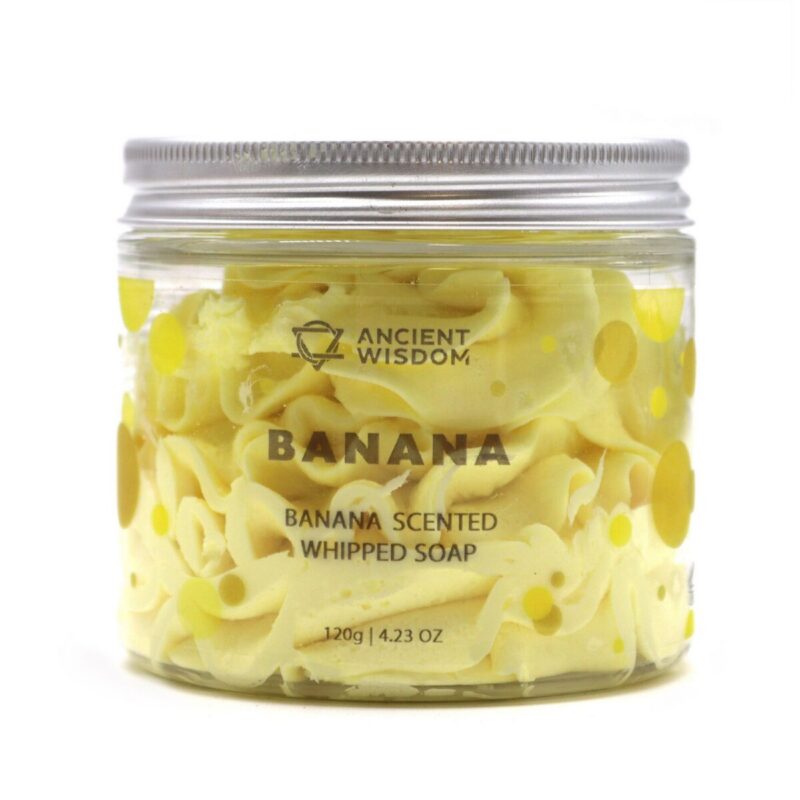 WCS-01 whipped soap banane – Whipped Soap Banane – Sahne-Seife, 120g | Mona und Meer