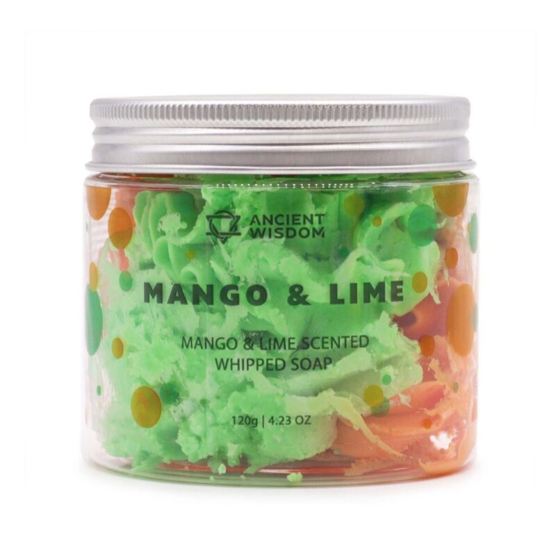 WCS-08 whipped soap mango – Whipped Soap Mango und Limette – Sahne-Seife, 120g | Mona und Meer