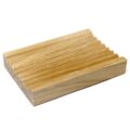 WSOAPD-10 Hemu-Holz-Seifenschale – Rillenmuster – Bad-Zubehör | Mona und Meer