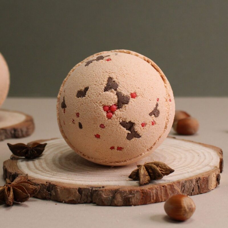Weihnachts-Badebombe Rentier – Toffee & Karamell – Badebomben | Mona und Meer
