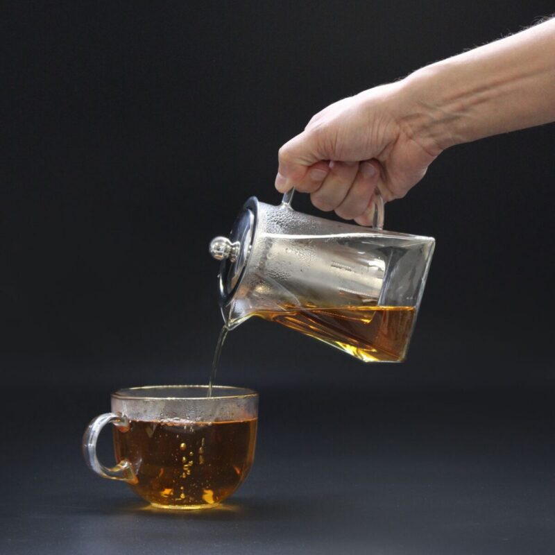 GTEAP-07 (1) Glas-Teekanne „Turmform" 780ml