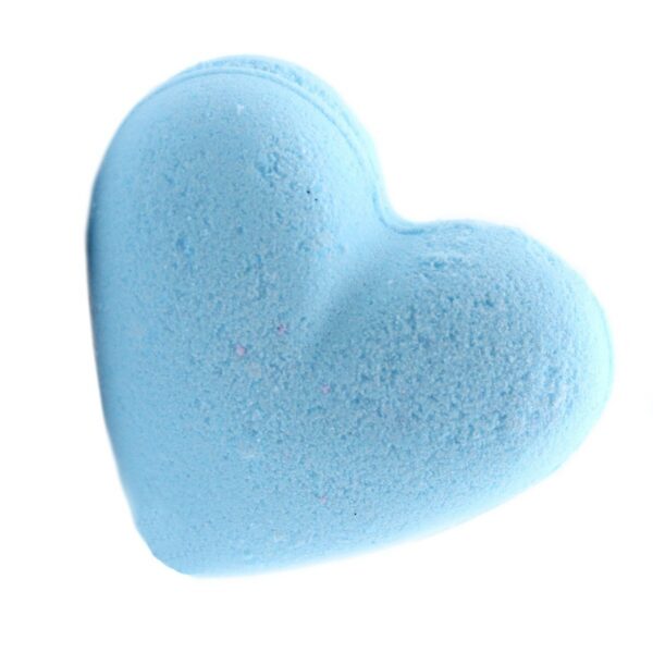 Herz-Badebombe Babypuder – Herz-Badebombe – Babypuder, ca. 70g | Mona und Meer