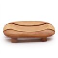 MSD-03 Mahagoni-Seifenhalter – Oval im Rechteck | Mona und Meer
