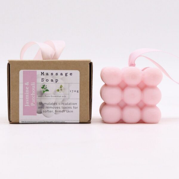 Massageseife Jasmin Patchouli – Massageseife im Geschenkkarton – Jasmin & Patchouli | Mona und Meer