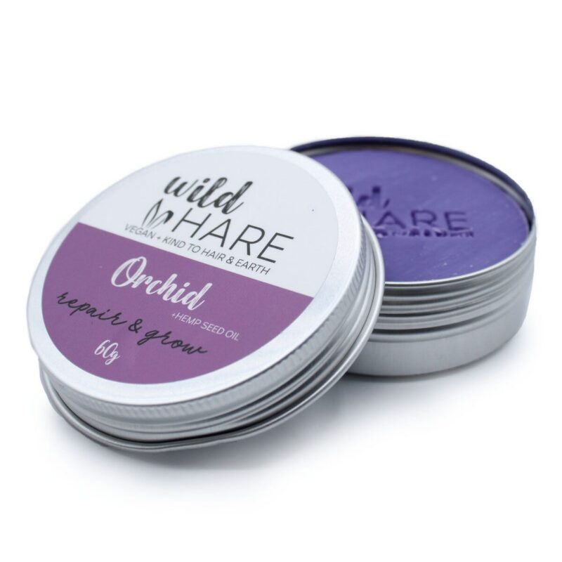 WHSS-01 (1) Festes Shampoo Orchidee – Wild Hare Festes Shampoo 60g – Orchidee | Mona und Meer