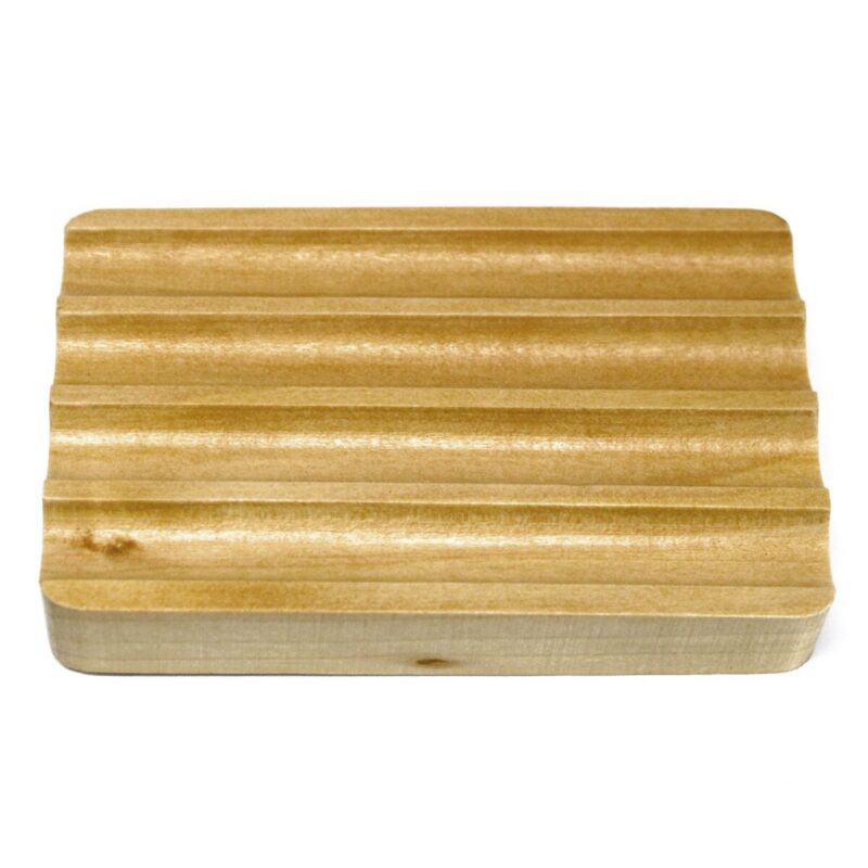 WSOAPD-11 (1) Hemu-Holz-Seifenschale – Wellenmuster | Mona und Meer