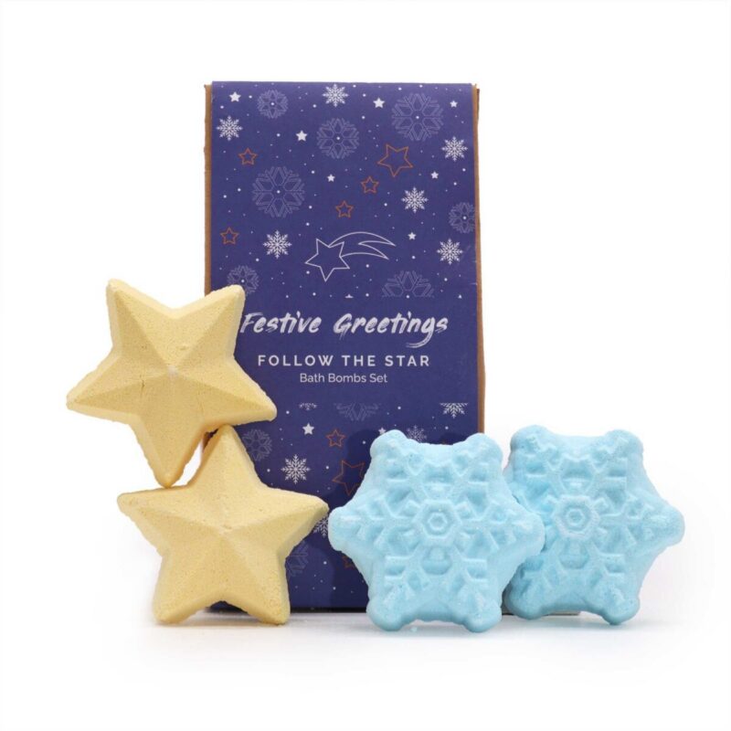 XBB-03 Follow the Star Weihnachts-Badebomben-Set – Badebomben | Mona und Meer