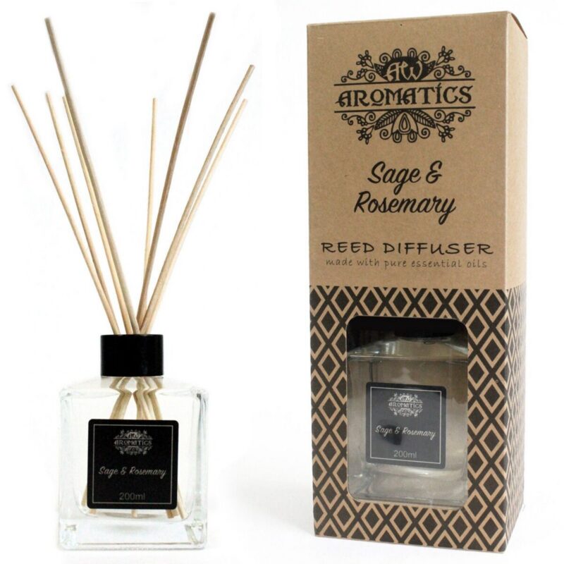 RDEO-07 (1) reed diffuser 200ml – sage & rosemary – Sage & Rosemary | Mona und Meer