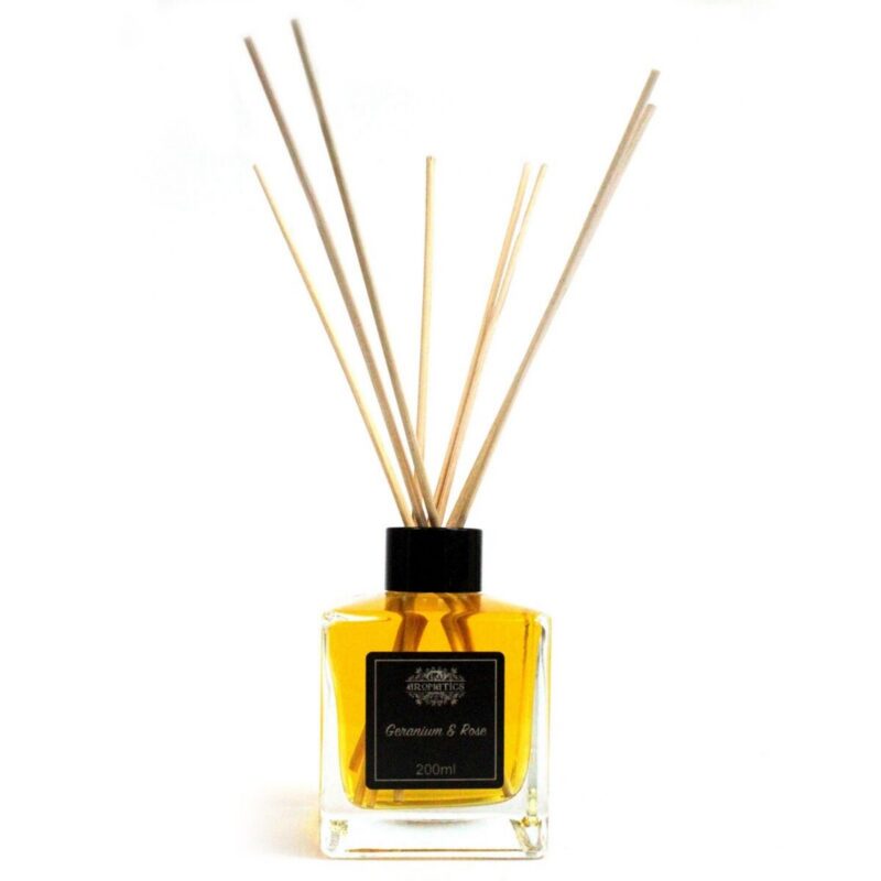 RDEO-10 reed diffuser 200ml – geranium & rose – Geranium & Rose | Mona und Meer