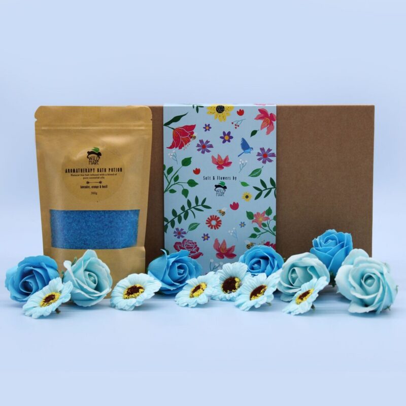 Badesalz-Geschenkset – Lavendel & Orange