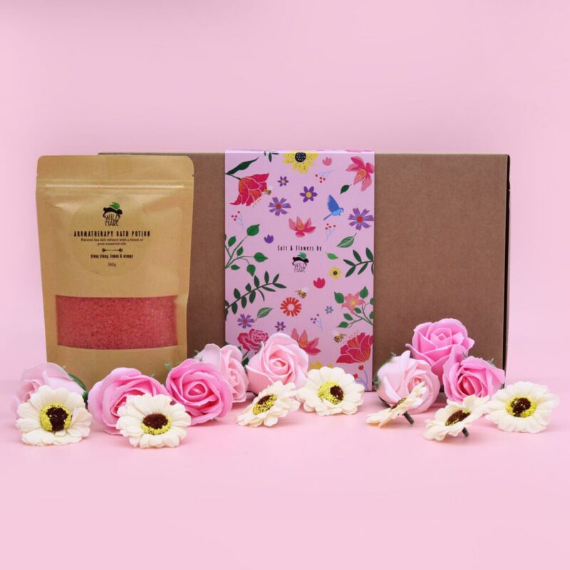 Badesalz-Geschenkset – Ylang Ylang & Zitrone